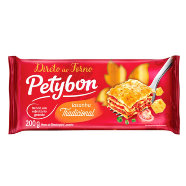 Massa Lasanha Petybon Direto Forno 200g