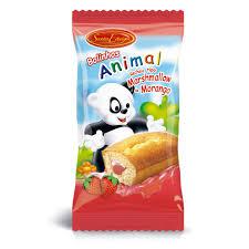 Mini Bolo Animal Baunilha C Morango St Edwiges Pct 40Gg