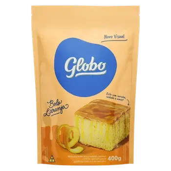 Mistura Bolo Globo Laranja 400g