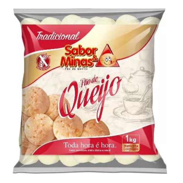 Pao Queijo Sabor e Minas 1kg