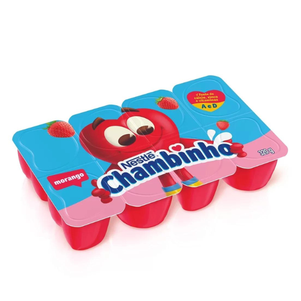 Petit Suisse Chambinho Morango 320g