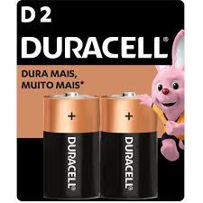 Pilha Duracell d Grande 2un