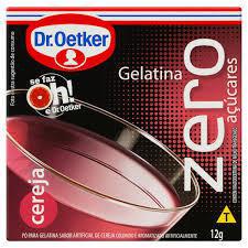 Po Gelatina Oetker Zero Cereja 12g