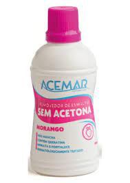 Removedor Acemar Sem Acetona Morango 90ml