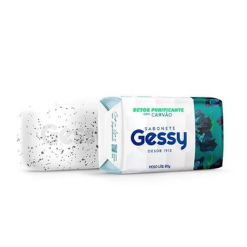 Sabonete Carvao Detox Purificante Gessy Pct 80g