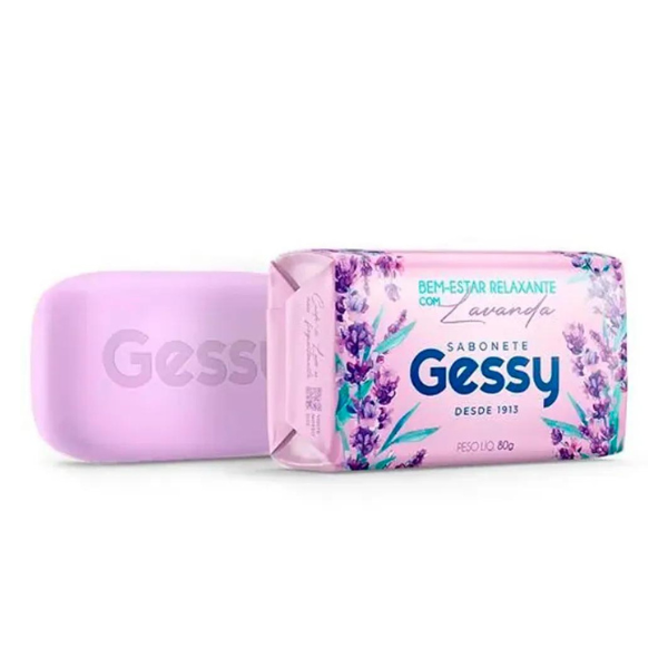 Sabonete Lavanda Bem Estar Relaxante Gessy Pct 80g*