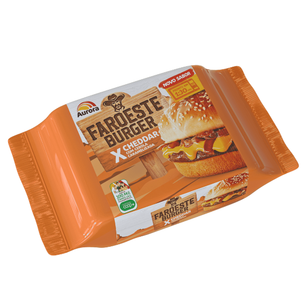 Sand X Cheddar Cebola Caramelizada Faroeste Aurora 145g