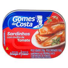 Sardinha Gomes Costa Tomate 250g