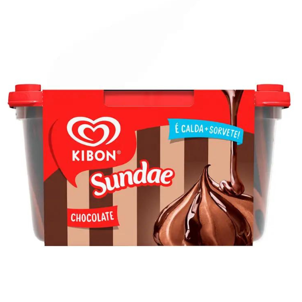 SORVETE KIBON SUNDAE CHOCOLATE TRUFADO 1,4L