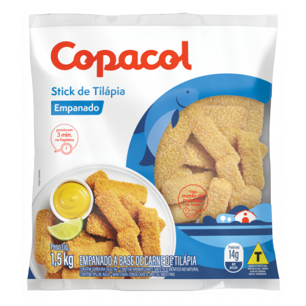 Tirinhas Copacol Tilapia Emp 1,5kg