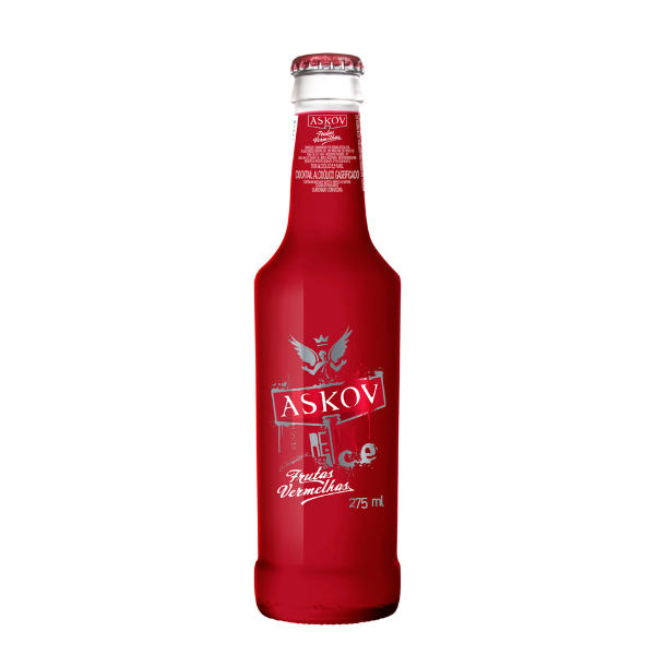 Vodka Askov Ice Frut Vermelhas 275ml