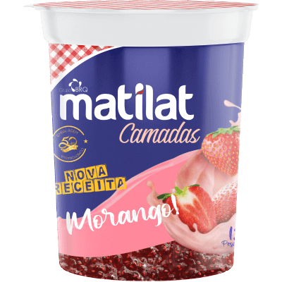IOGURTE MATILAT BICAMADAS MORANGO 120G