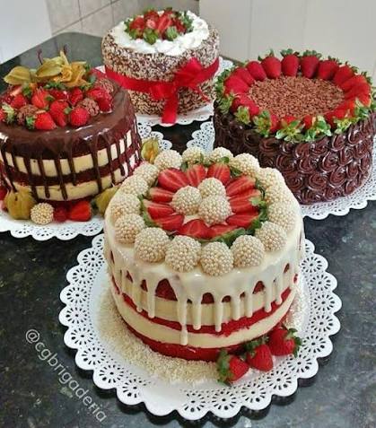 BOLO BRANCO CONFEITADO  SABORES - KG