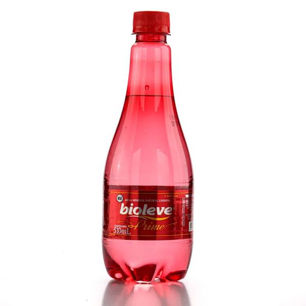 AGUA MINERAL NATURAL COM GAS BIOLEVE PRIME 510ML