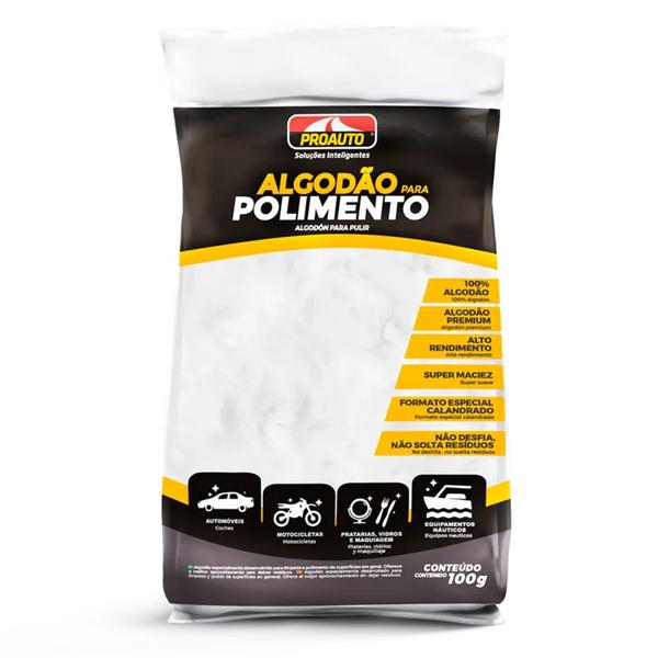 ALGODAO P/ POLIMENTO PRO AUTO 100G