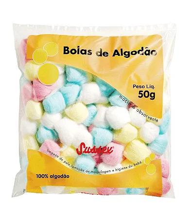 ALGODAO SUSSEX BOLAS COLORIDAS 50G