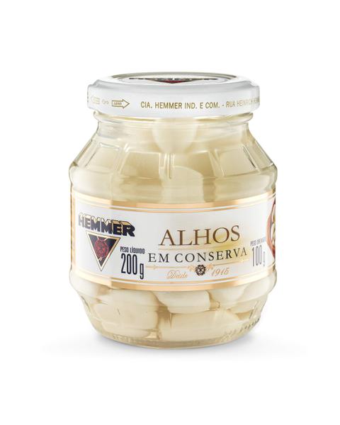 ALHOS EM CONSERVA HEMMER100 G