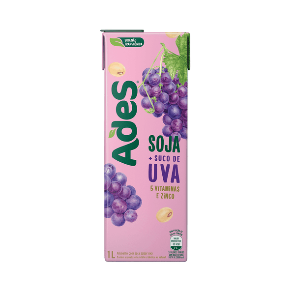 ALIM.C/SOJA ADES UVA 1L