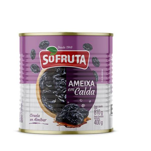 AMEIXA EM CALDA SO FRUTA LATA 400G