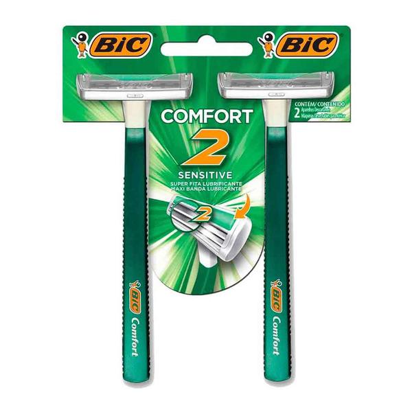 AP.BARBEAR BIC COMFORT 2 PELE SENS.C/2UND. VERDE