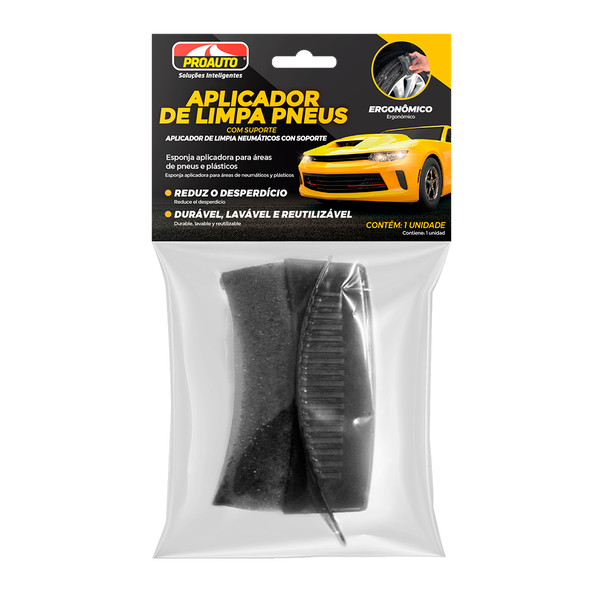 APLICADOR DE LIMPA PNEUS C/ 01 UNID PROAUTO
