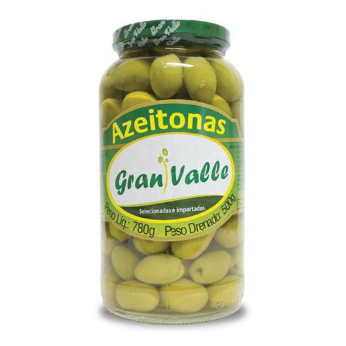 AZEITONA GRAN VALLE VERDE  INTEIRA 500G