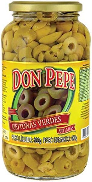 AZEITONA VERDE DON PEPE FATIADAS  450G