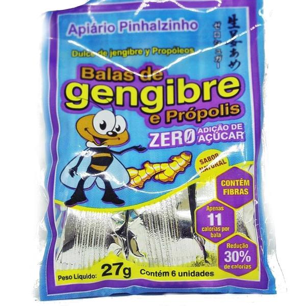 BALA DE GENGIBRE E PROPOLIS ZERO 27G