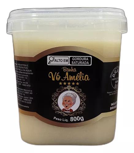 BANHA SUINA VOVO AMELIA 800G