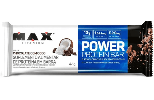 BARRA CHOC C/COCO MAX POWER PROTEIN 41G
