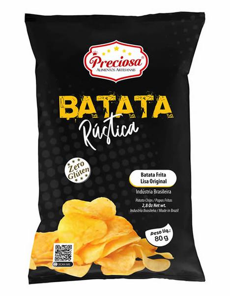 BATATA CHIPS RUSTICA PRECIOSA 80GR