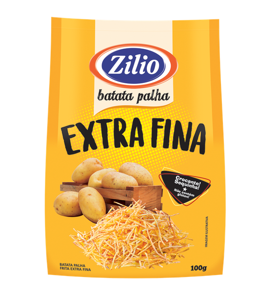BATATA PALHA EXTRA FINA ZILIO 100G