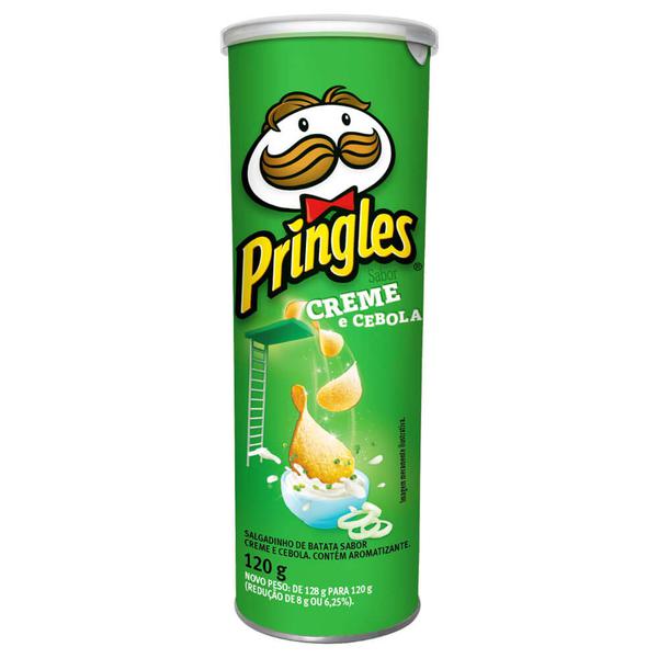 BATATA PRINGLES CREME E CEBOLA 128G