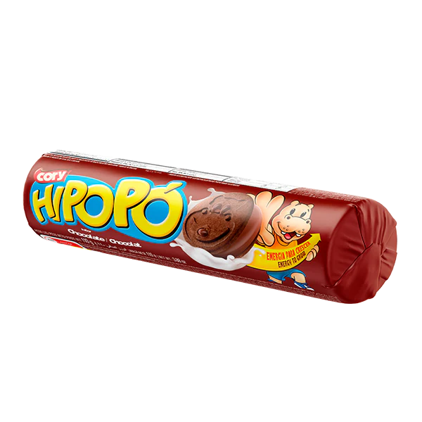 BISC. HIPOPO RECH. CHOCOLATE 100G