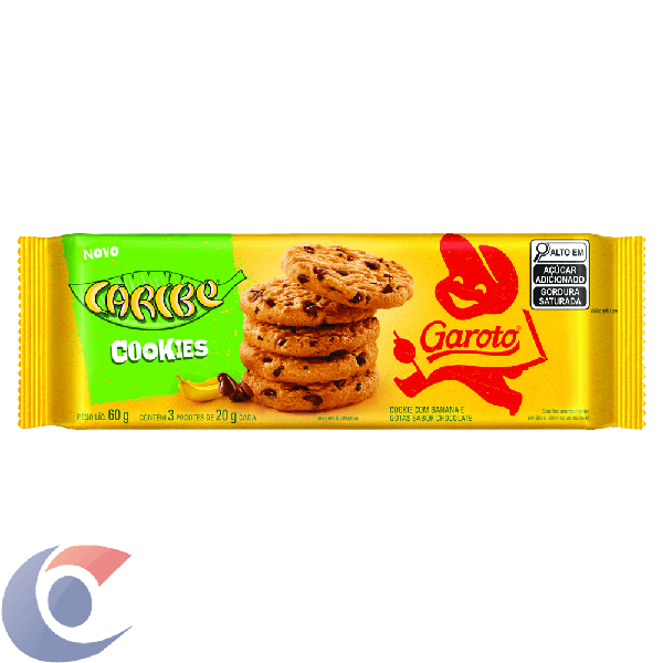 BISCOITO COOKIE CARIBE GAROTO 60G