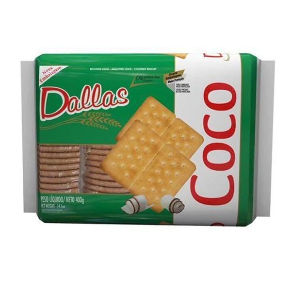 BISCOITO DALLAS COCO 400G