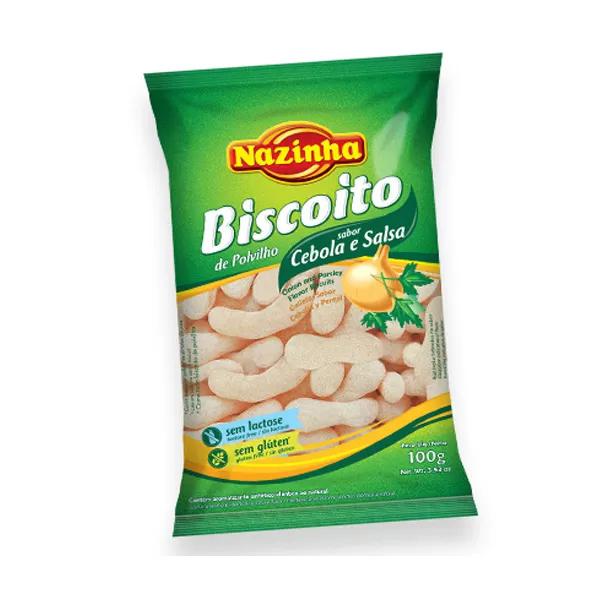 BISCOITO DE POLVILHO TEMPERADINHO SALSA E CEBOLA  100G