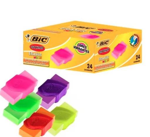 BORRACHA BIC ERASER NEON CORES VIBRANTES