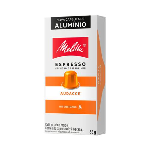 CAPSULA AUDACCE ESPRESSO MELITTA C/10UN 53G