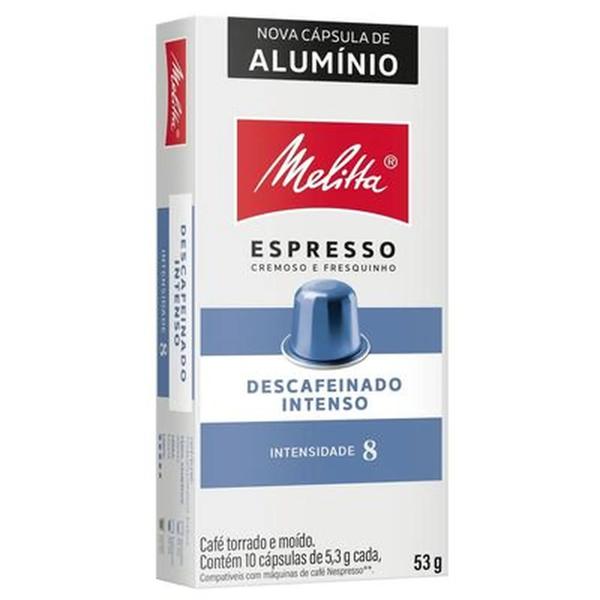 CAPSULA ESPRESSO INTENSO DESCAF MELITTA C/10UN 53G