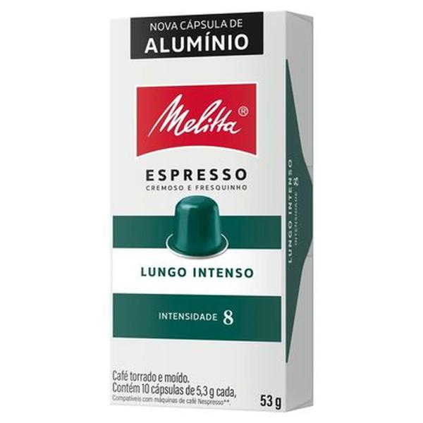 CAPSULA ESPRESSO LUNGO INTENSO MELITTA C/10UN 53G