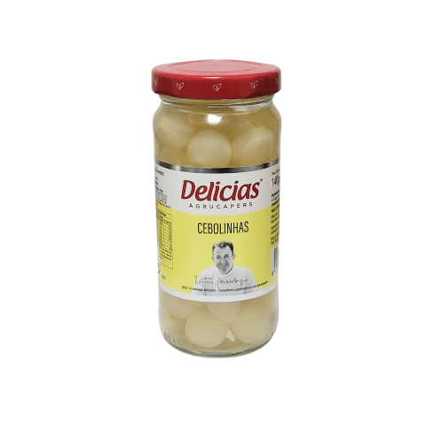 CEBOLINHAS EM CONSERVA DELICIAS 250G