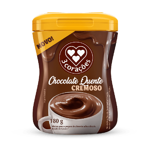 CHOCOLATE QUENTE 3CORACOES 180G