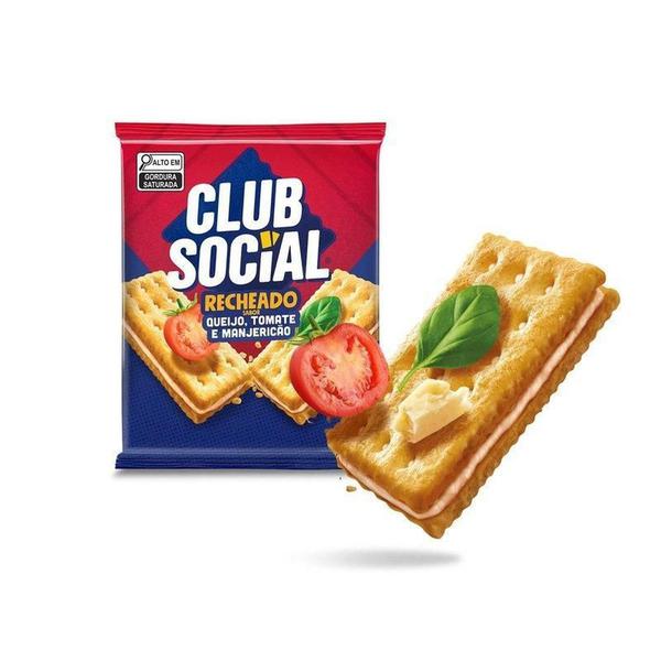 CLUB SOCIAL QUEIJO TOMATE MANJERICAO 106G