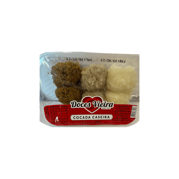 COCADA CASEIRA DOCES VIEIRA 165G