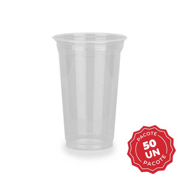 COPO PLASTICO COPAZA TRANSLUCIDO 550ML 50UN