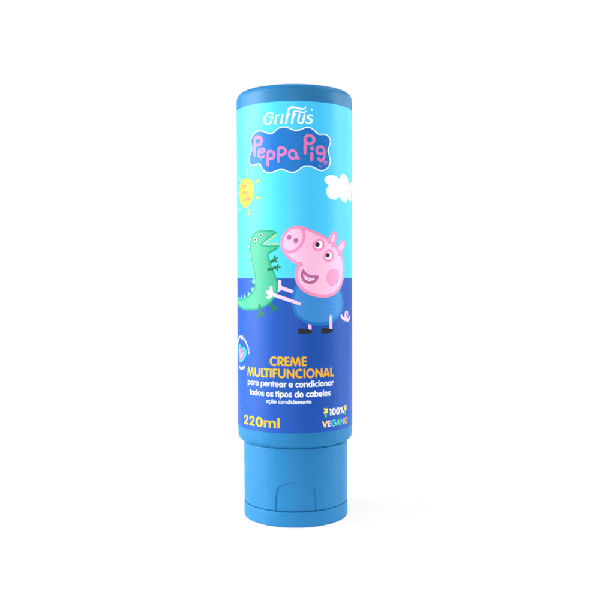 CR MULTIFUNCIONAL PEPPA S/EMB AZUL 220ML