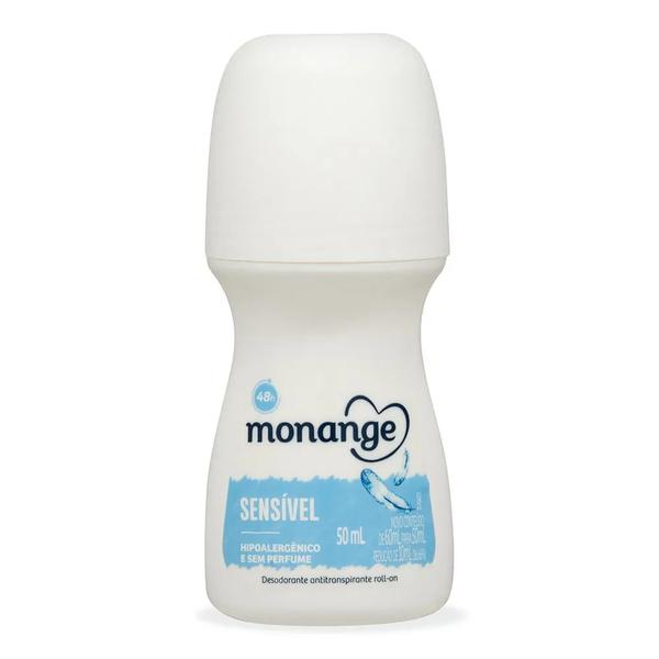 DES ROLL ON SENSIVEL SEM PERFUME MONANGE 50ML