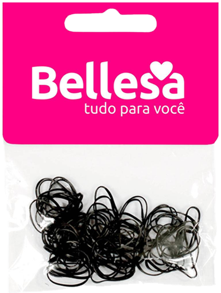 ELASTICO BELLESA MEIA LUXO COLORIDO/CITRICO COM 4 UNDS