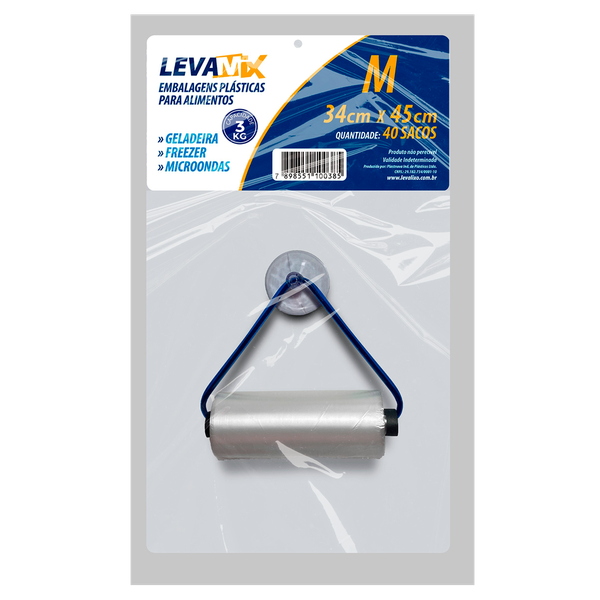 EMBALAGEM PLASTICA LEVAMIX 34X45 40UN